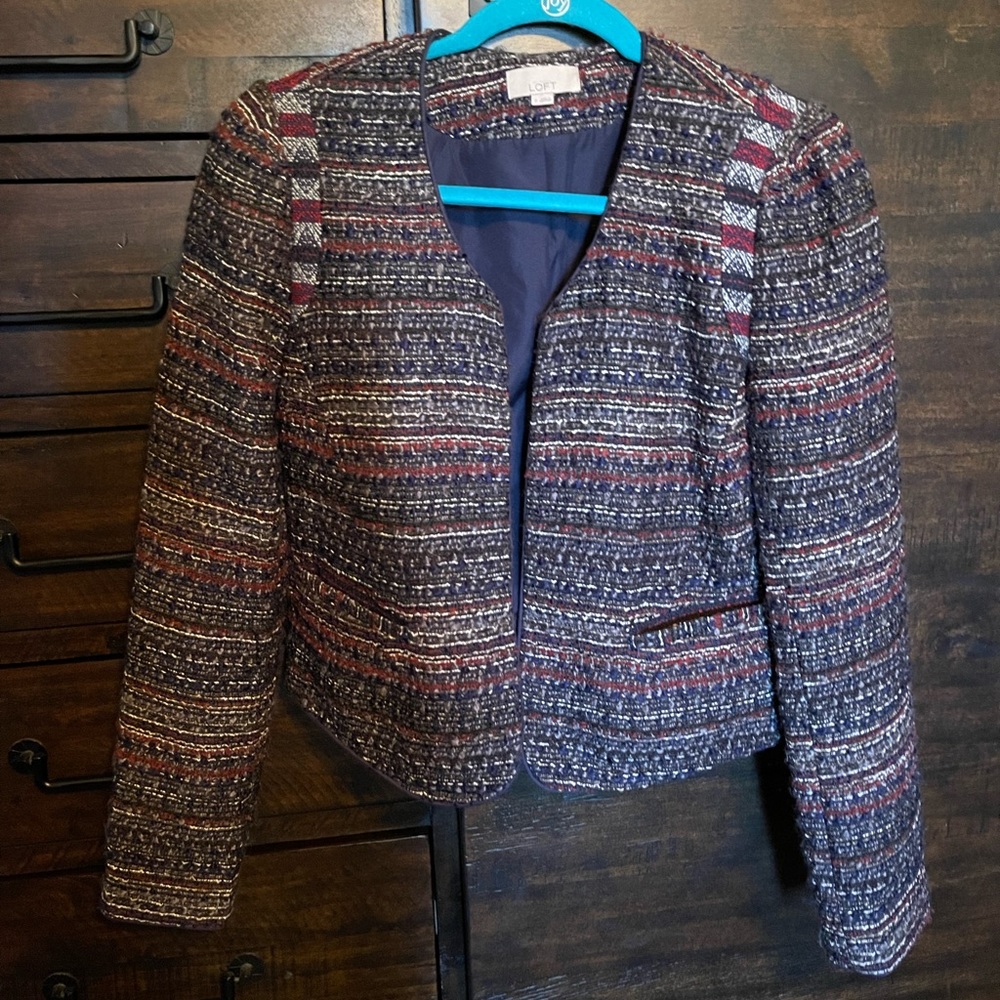 Loft Tweed lined business jacket